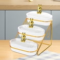 thumbnail image 6 of deevoka Dried Fruit Tray Organizer Fruit Bowls Serving Tray for Candy Appetizer Nuts 3 Layer, 6 of 9