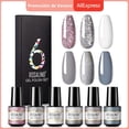 thumbnail image 1 of Juego de esmaltes de uñas de Gel ROSALIND, juego de uñas de Color puro, purpurina Vernis, capa superior para Base de arte de uñas semipermanente, conjunto de esmalte de Gel LED UV Tan Jianjun unisex, 1 of 2