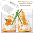 thumbnail image 4 of Molecular Gastronomy Kit Caviar Maker Box Spherification Dropper 96-Hole Roe Sauce Dispenser Strainer Tools with Spoon Syringe, 4 of 5