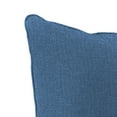 thumbnail image 6 of Jordan Manufacturing 46.5" x 24" McHusk Capri Blue Crosshatch Rectangular Outdoor Deep Seat Chair Cushion Set with Welt, 6 of 10