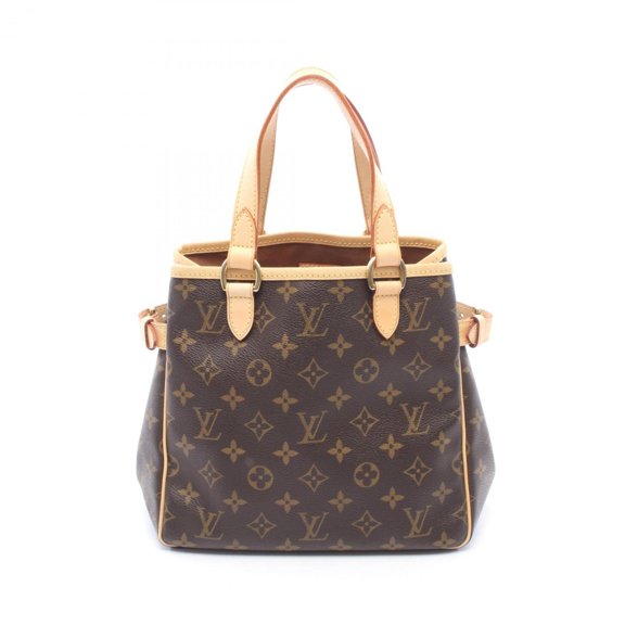 Pre-Owned Louis Vuitton Batignolles Handbag, Coated Canvas and Leather, Monogram Pattern,...