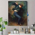 thumbnail image 4 of Qisvanset 12x16 Inch Black Kitten Peeking Canvas Print Wall Art, 4 of 5