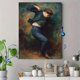 thumbnail image 4 of Qisvanset 12x16 Inch Black Kitten Peeking Canvas Print Wall Art, 4 of 5