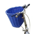 thumbnail image 4 of xiaxaixu Solid Color Rattan Bicycle Baskets, Firm Artificial Woven Bicycle Bag, 4 of 6