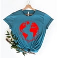 thumbnail image 4 of Traveler Gift, Travel Shirt, Vacation Shirt, Travel Lover, World Map Shirt, Airplane Mode, 4 of 5