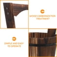 thumbnail image 4 of TABLZONE 1 Ensemble Pot de Fleurs en Bois Design Baril pour Jardiniers Support de Rangement Extérieur, 4 of 6