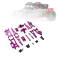thumbnail image 5 of RC, Juego de Actualización de Copa de Dirección con Brazo Oscilante de Metal para Coche RC Go 1/14 14209 14210 H14BM (Púrpura), 5 of 5