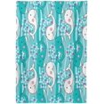 thumbnail image 2 of GZHJMY Cute Whale Square Tablecloth, Waterproof Stain Wrinkle Resistant Washable Polyester Table Cover for Picnic Dinner Holiday Kitchen Party Decor, 54 x 54 in Home Decor, 2 of 7