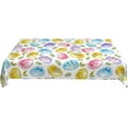 thumbnail image 4 of Easter Egg Tablecloth Rectangle Table Cloth Washable Table Cover for Decoration Kitchen Dining Room 60x84 Inch, 4 of 6