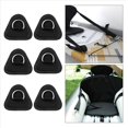 thumbnail image 3 of 12PCS D-Ring Patch for Inflatable Boat Kayak Dinghy SUP, D-Ring PVC Patch Stand-Up Paddleboard Canoe Rafting Black, 3 of 4