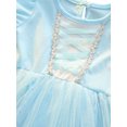 thumbnail image 3 of WIBACKER Toddler Birthday Princess Mermaid Dress Little Girls Cotton Christmas Party Dress Up Kids Tulle Dresses, 3 of 10