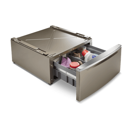 Whirlpool - Washer/Dryer Laundry Pedestal with Storage Drawer - Cashmere
