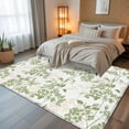 thumbnail image 5 of 6x9Ft Area Rugs Sage Green Fruit Non-Skid Rubber Backing Large Rectangle Rugs - Living Room Bedroom Home Office, Vintage Plant Nature Botanical Flower Indoor Floor Mat Carpets Washable Rug, 5 of 9