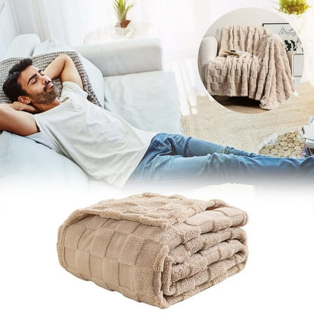 YiJuHui Checkered Throw Blanket for Adults – Soft Plush Velvet Sofa Couch Cover – Lightweight Warm Nap Blanket – Office Travel Gift – Reversible Cozy Home Decor 70*100cm YiJuHui Checkered Throw Blanket for Adults – Soft Plush Velvet Sofa Couch Cover – Lightweight Warm Nap Blanket – Office Travel Gift – Reversible Cozy Home Decor 70*100cm