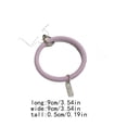 thumbnail image 3 of Methold Cadena de silicona para teléfono inteligente Circular impermeable Universal desmontable antipérdida anillo colgante exterior cordón Teléfono y Comunicación Violeta, 3 of 6