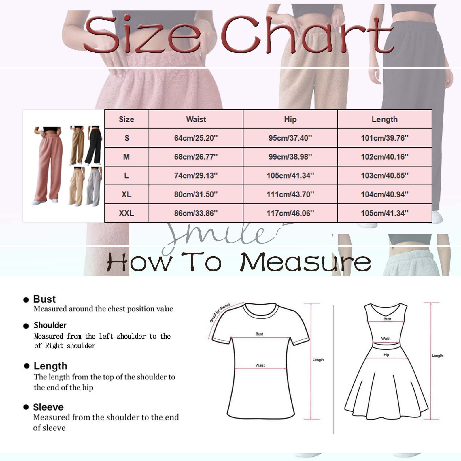 Women's Plus Size Lined Pants Fuzzy Warm Sweatpants Solid Color Casual Winter plus Size Women Suits for Work Womens Trousers Workout Pants plus Size Business Attire for Women Womens plus Size Cargo