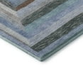 thumbnail image 3 of Addison Rugs Mayfield Premium Machine Washable Transitional Geometric Denim Round Rug, 8' x 8', 3 of 6