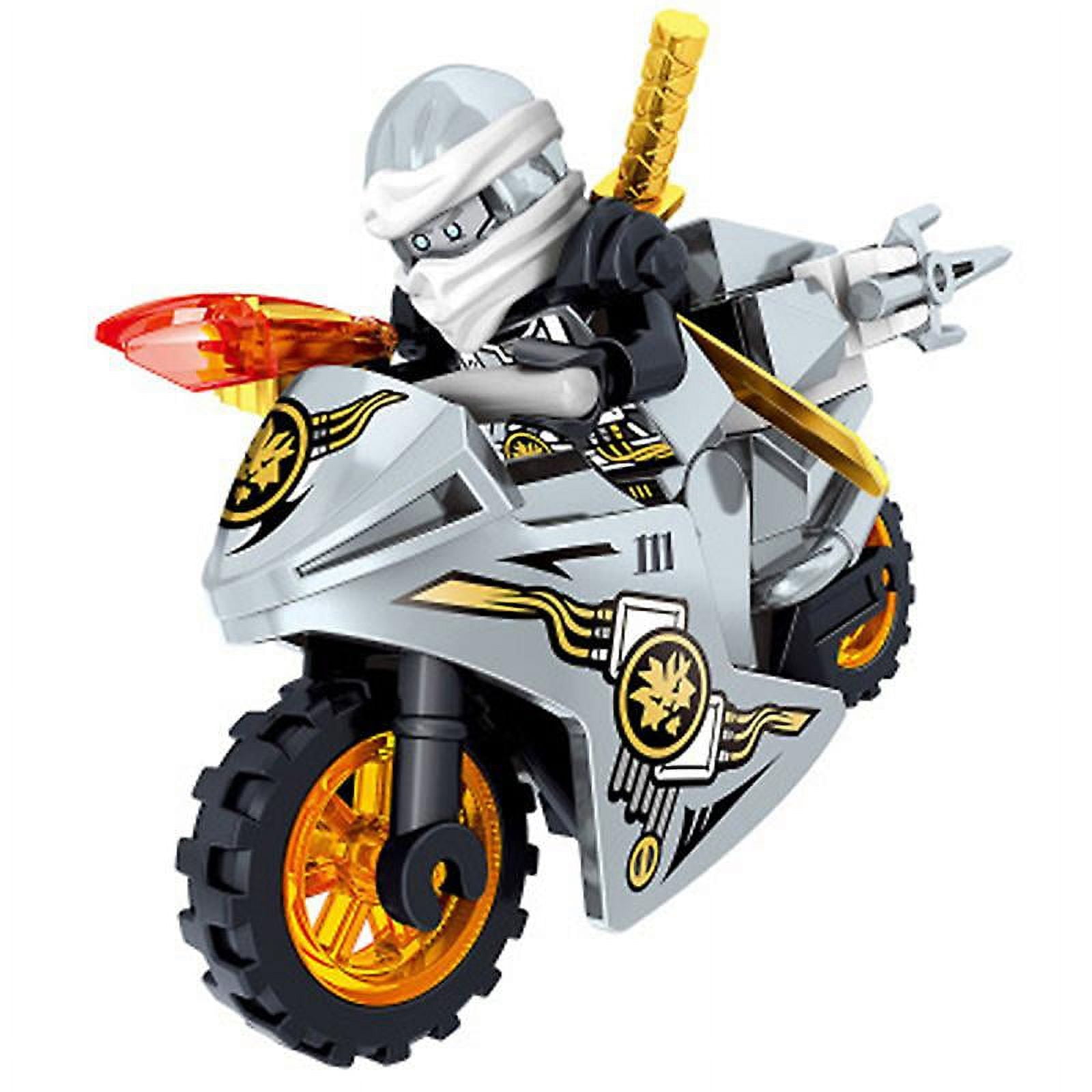 8stk Ninjago Motorcycle Set Minifigures Ninja Mini Figures Blocks