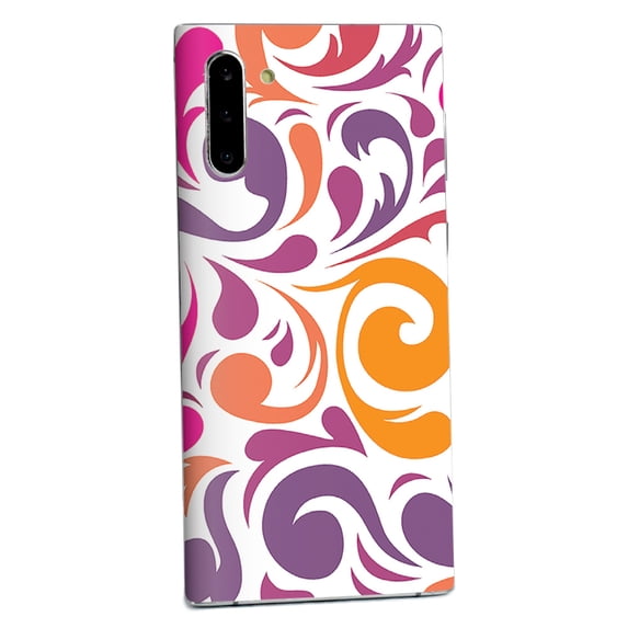 Skin Decal Wrap Compatible With Samsung Galaxy Note10 Sticker Design Swirly Girly