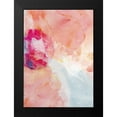 thumbnail image 2 of Duncan-He, Louis 11x14 Black Modern Framed Museum Art Print Titled - Abstract Turquoise Pink No. 2, 2 of 5