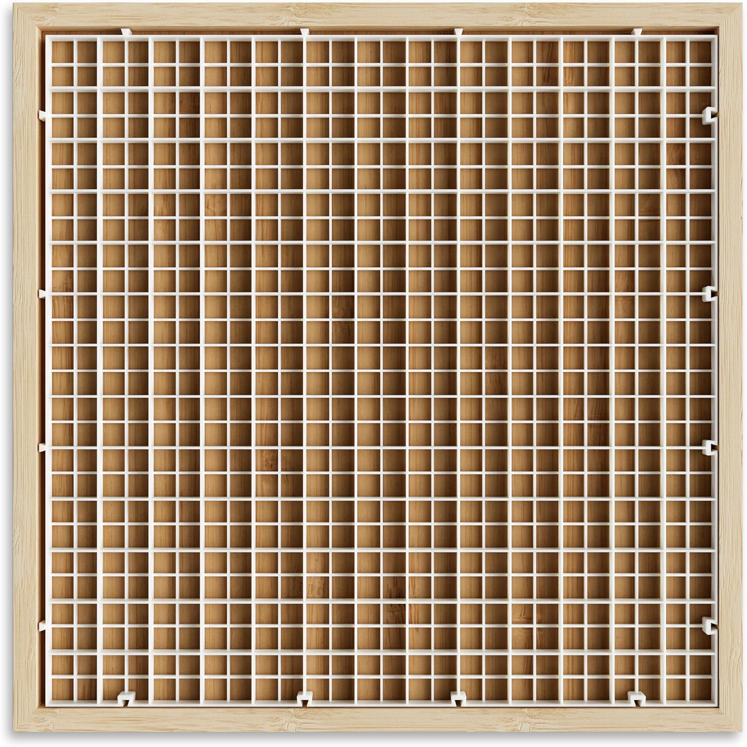 RGHJAR-12"x12" Stained Glass Cutting Mat, 2 In 1 Bamboo Stain Cutting Board for Crafting, Stained Glass Tools and Supplies