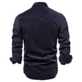 thumbnail image 3 of Camisas para hombre AIOPESON Algodón Social Hombres Color sólido Casual AIOPESON camisa casual, 3 of 6
