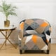 thumbnail image 1 of Funda elástica para silla tipo cubo, funda estampada para silla tipo tubo, funda protectora suave y extraíble para sofá, funda para reposabrazos de sala de estar, 1 of 4