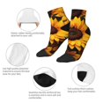 thumbnail image 5 of Pofeuu Vibrant Sunflower Blooms Print 30cm Socks, Adult Running Hiking Socks for Youth and Adult, 5 of 7
