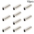 thumbnail image 4 of HUGFEGWE Round Connector Nuts Threaded Sleeve Rod Coupling Nut for Connect Two Threaded Shafts 10PCS CJB91-25826, 4 of 6