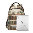 thumbnail image 7 of FORMRS Unisex Backpack Elementary School Travel Bookbag with Reflective Stripes, Shelf Plants, 7 of 7