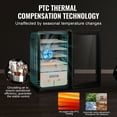 thumbnail image 3 of VEVOR Electric Cigar Humidor Cabinet Cedar Cigar Box Temp Control LED Light, 3 of 9