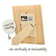 thumbnail image 4 of Plaid Surfaces Wood Frame Value Set, 6 Piece Set of 4" x 6" Wood Frames with Easel, 4 of 9