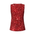 thumbnail image 5 of Lsque Red Glitter Printed Workout Tank Tops for Women, Athletic Sports Tank Tops, Compression Sleeveless Dry Fit Shirts,Sleeveless Yoga Shirt-X-Large, 5 of 9