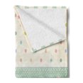 thumbnail image 2 of Shabby Flora Soft Flannel Fleece Blanket, Sewing Theme Border with Button Floral Patch Traditional Lace Like Dots Print, Cozy Plush for Indoor and Outdoor Use, 50" x 60", Multicolor, by Ambesonne, 2 of 5