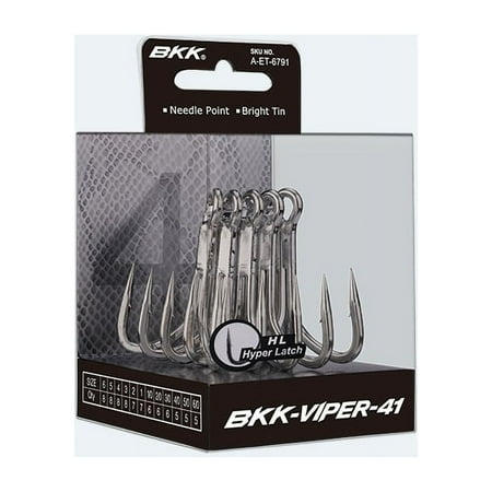 UPC: 6939067087157 | BKK Hooks Viper-41 Treble Hook Size 4/0 5 Pack