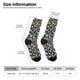 thumbnail image 2 of Fotbe Alphabet Calcetas Largas con Estampado para Hombre y Mujer – Calcetas de Compresión Transpirables y Elásticas, Viajar y Uso Diario Talla 5-11, 2 of 6