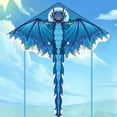 thumbnail image 3 of Large Dragon Kite - Realistic Dinosaur Design Flying Toy for Outdoor Fun, 3 of 8