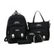 thumbnail image 3 of Conjunto de mochilas escolares Salvador Mochila para niñas 5 piezas negro, 3 of 10