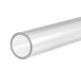 thumbnail image 1 of Unique Bargains 25.6mm ID 32mm OD 0.2m Transparent PVC Rigid Round Pipe High Transparency, 1 of 6