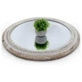 thumbnail image 5 of 24'' Round Mirror, Wood Circle Mirrors, Boho Mirrors, Decorative Wall Mirror, Farmhouse Beads Circle Mirror, Rustic Vanity Mirror, Distressed Mirror for Bedroom, Bathroom Living Room Entryway, 5 of 8
