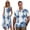 Blue Palm Tree, variant on Couple Matching Outfits Women's Casual Dresses & Men's Hawaiian Shirt for Romantic Date Fashionable Mens Clothes with Soft Fabric Breathable Blue Palm Tree