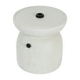 thumbnail image 3 of Christopher Knight Home 16" MGO Patio Umbrella Base Side Table, Sand Fill Design, White Marble, 3 of 11