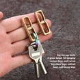thumbnail image 3 of Brass Keychain Hook, Portable Brass Key Chain Sturdy  For Backpack For Handbag, 3 of 8