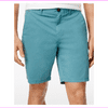 Michael Kors Garment Dyed Stretch Cotton Shorts , Lagoon, Size 38