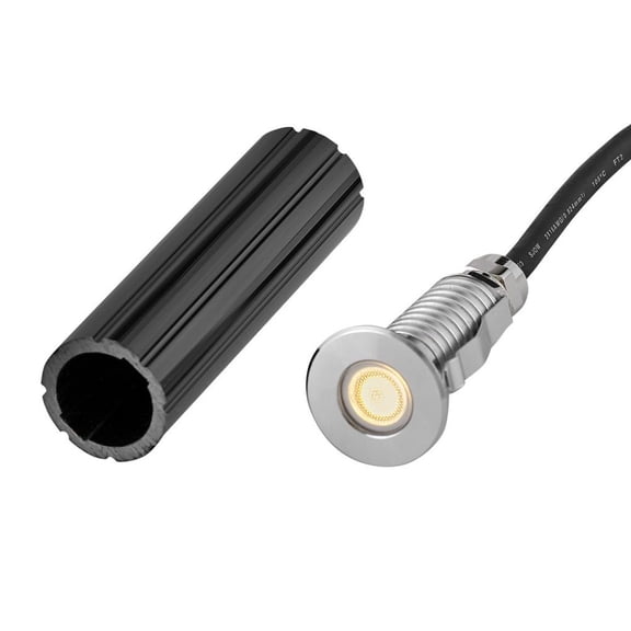 15074SS Hinkley Lighting Sparta - 1.75 Inch Dot LED Small Round Button Light - Stainless Steel Landscaping Indicator