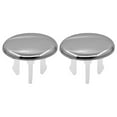 thumbnail image 4 of 2-Pack Chrome Round Basin Sink Overflow Hole Cover for 22mm-24mm Sinks, 4 of 6