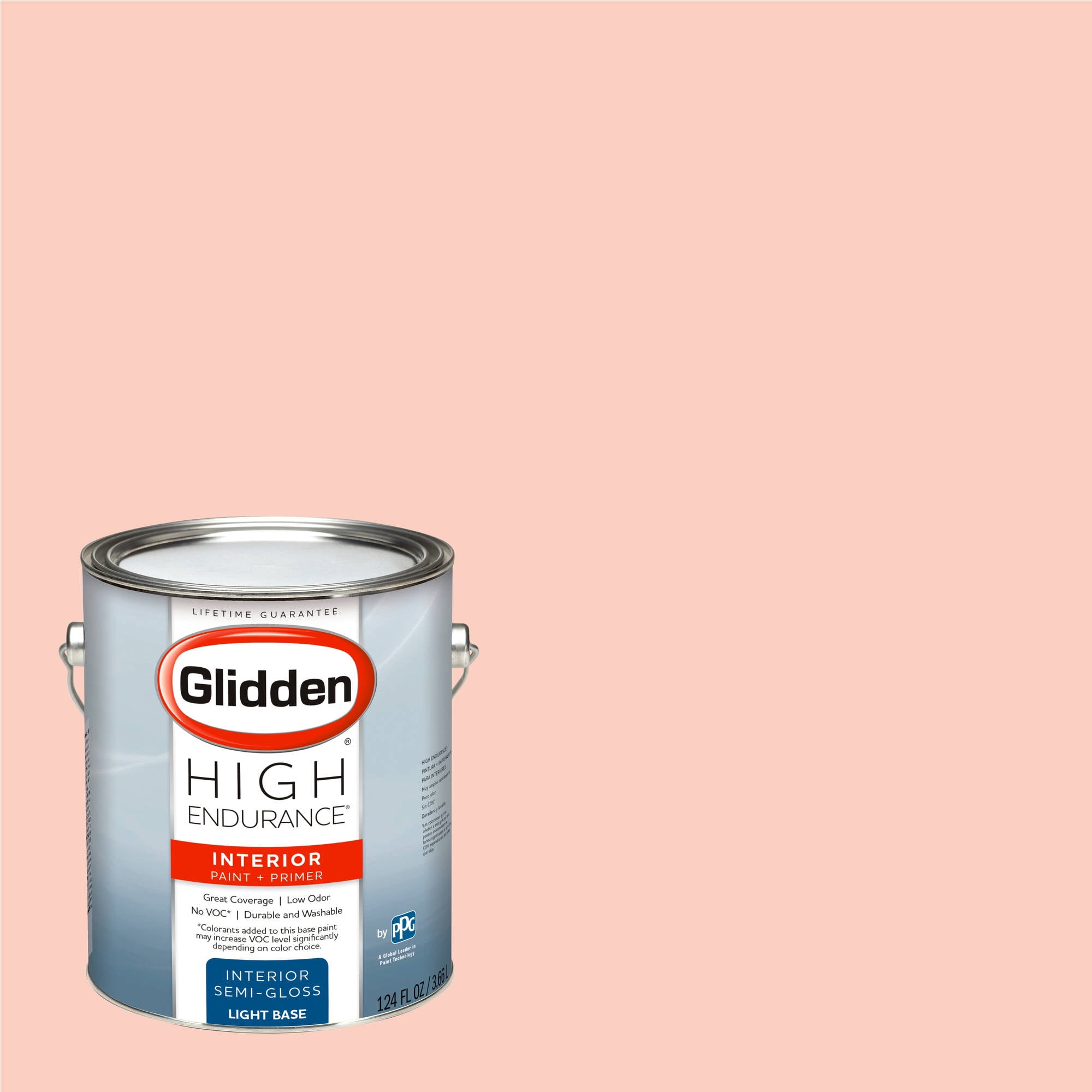Glidden High Endurance Interior Paint And Primer Peach Daiquiri 46yr 69 173