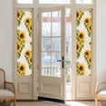 thumbnail image 2 of Reusable Static Cling Window Tints, Sunflower Window Privacy Film Frosted, Summer Botanical Vintage Floral Spring Heat Control Windows Films for Offices, Balcony, 29.5 x 118 Inches, 2 of 9