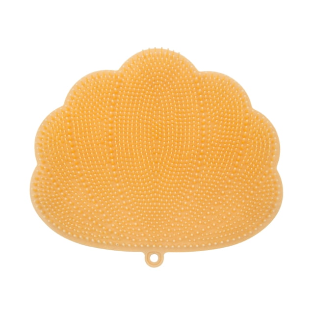 Silicone Shower Foot Scrubber Mat with Exfoliating and Secure Suction Cups for Bath Cleaning