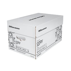 20 Lb Paper Thickness Office Depot White Copy Paper, 8 1/2in. x 11in., 20 Lb, 500 Sheets Per Ream, Case Of 10 Reams, 40402786 ()